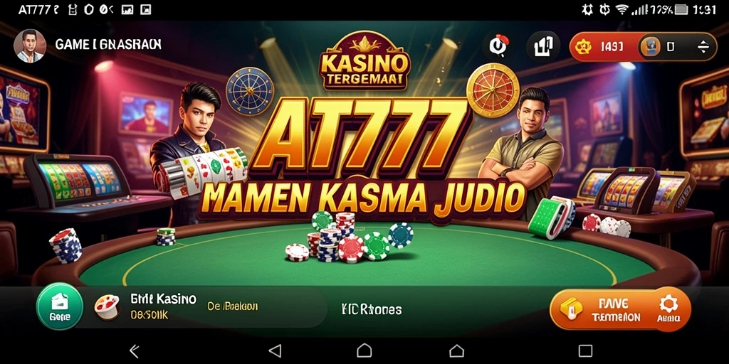 Screenshot utama AT777 menunjukkan gameplay Kasino yang seru dan menarik.