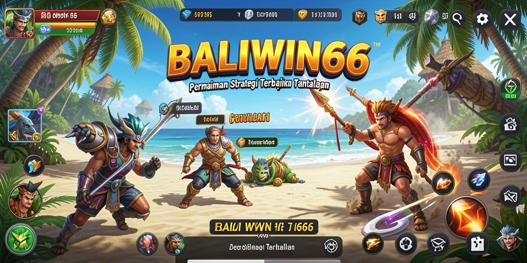 Tampilan gameplay BALIWIN66 yang menampilkan strategi mendalam dan grafis menarik.