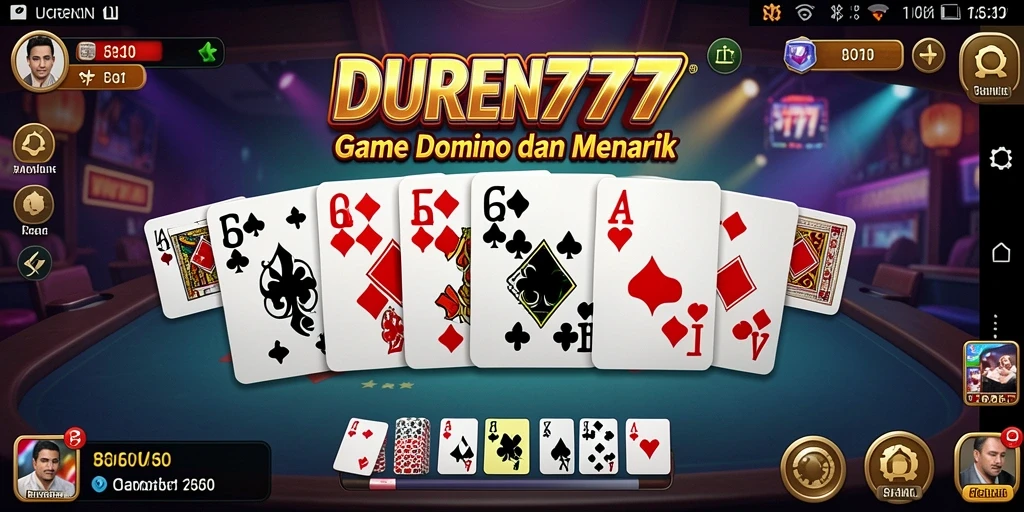 Tampilan menarik dari gameplay DUREN777 memperlihatkan keseruan bermain Domino.