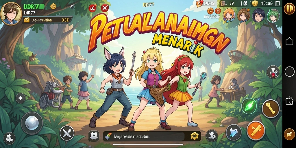 Gameplay menarik di dunia anime yang penuh warna.