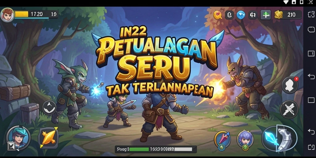 Screenshot gameplay <strong>IN22</strong> menunjukkan petualangan yang menakjubkan.