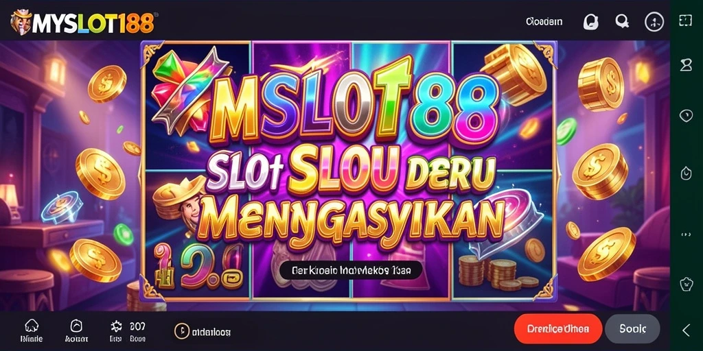 Gameplay menegangkan di MYSLOT188 dengan slot beragam.
