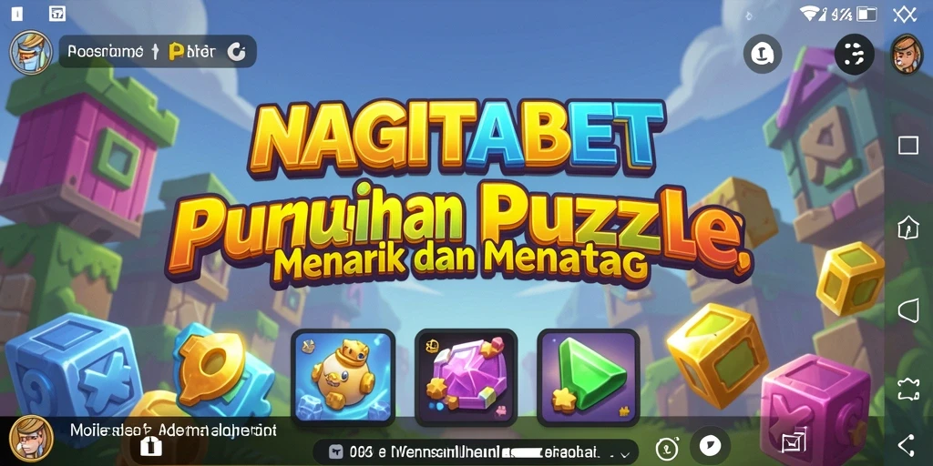 Gameplay seru NAGITABET yang penuh dengan teka-teki menantang.