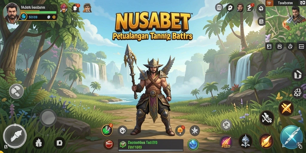 Gameplay NUSABET yang luas dan mendebarkan di dunia terbuka.