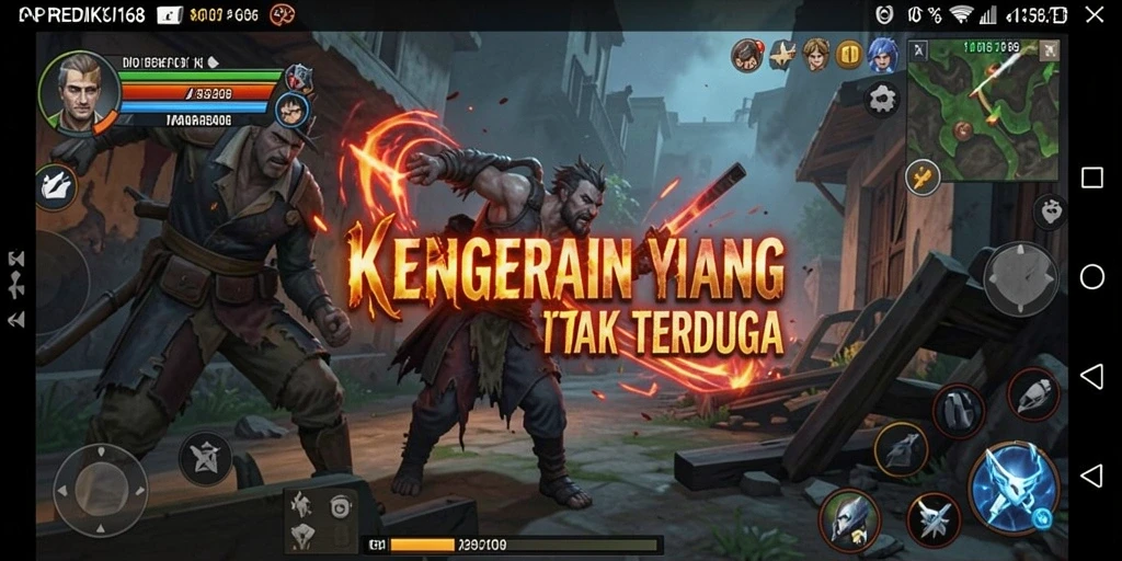 Screenshot PREDIKSI168 menampilkan suasana horor yang mencekam dan gameplay yang menegangkan.