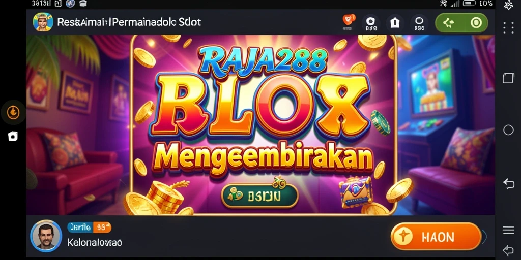 Screenshot gameplay RAJA288 menampilkan berbagai tema slot yang menarik.