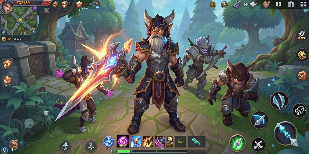 Tampilan gameplay menarik dalam dunia MMORPG TOPI189.