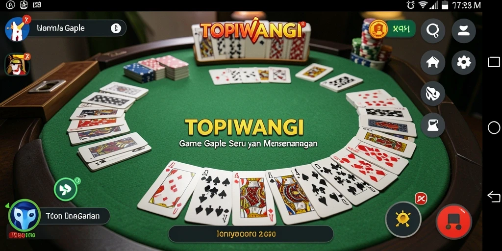 Gameplay TOPIWANGI yang penuh warna dan seru.