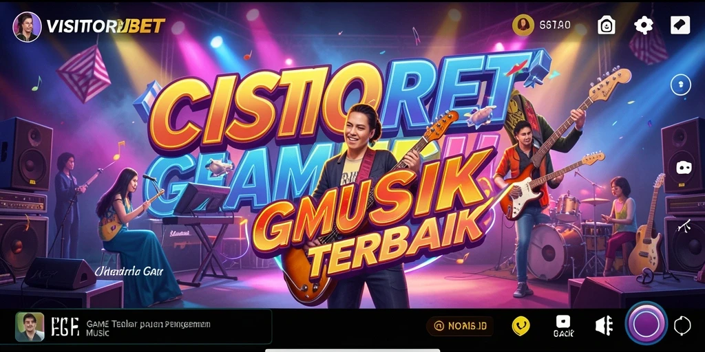Screenshot gameplay VISITORBET menampilkan pengalaman bermain musik yang interaktif.